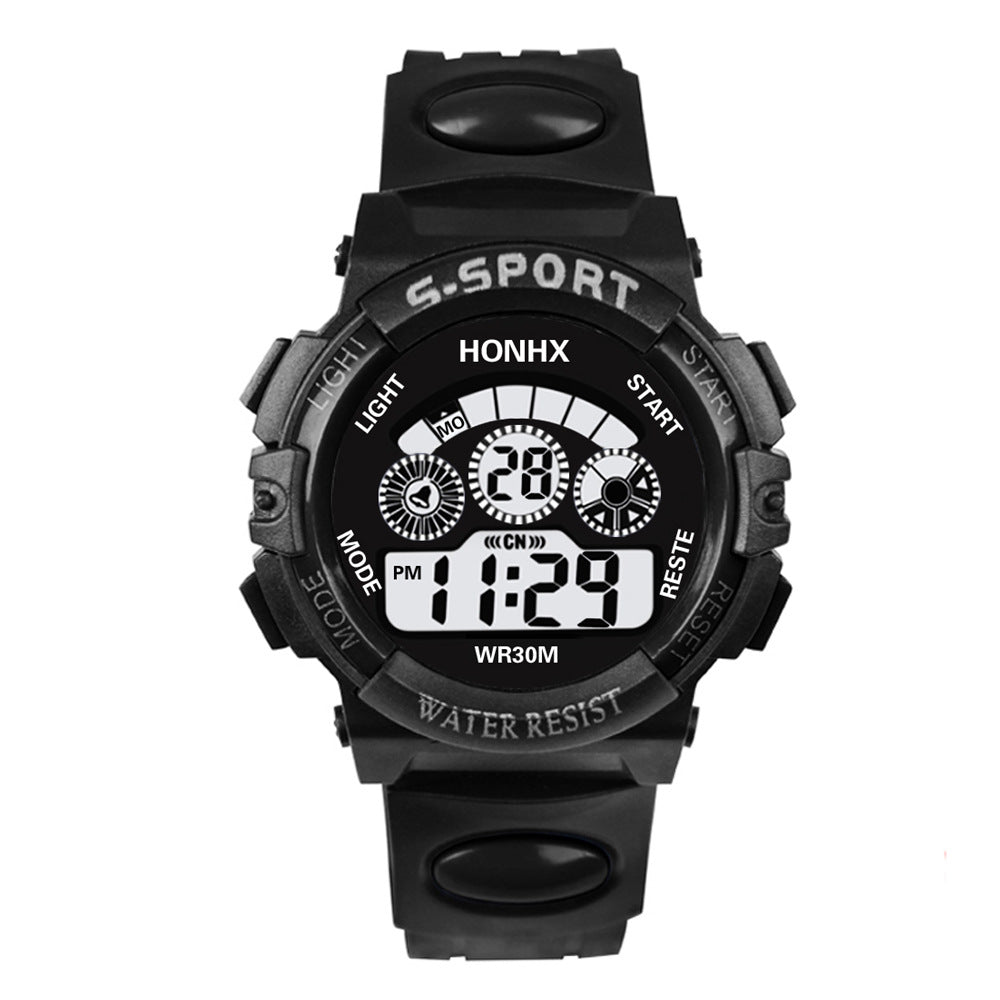 Men's and Women's LED Sports Watch with Three Eyes