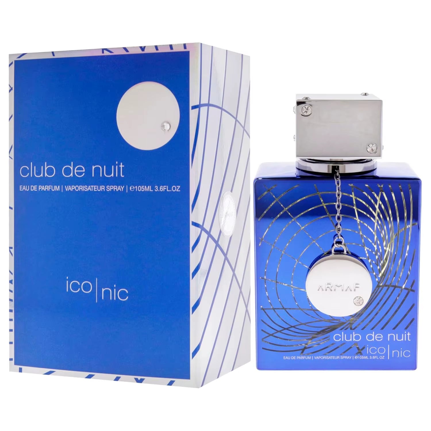 Club De Nuit Blue Signature Men'S Eau De Toilette Spray, 3.6Oz Halloween, Christmas Gifts