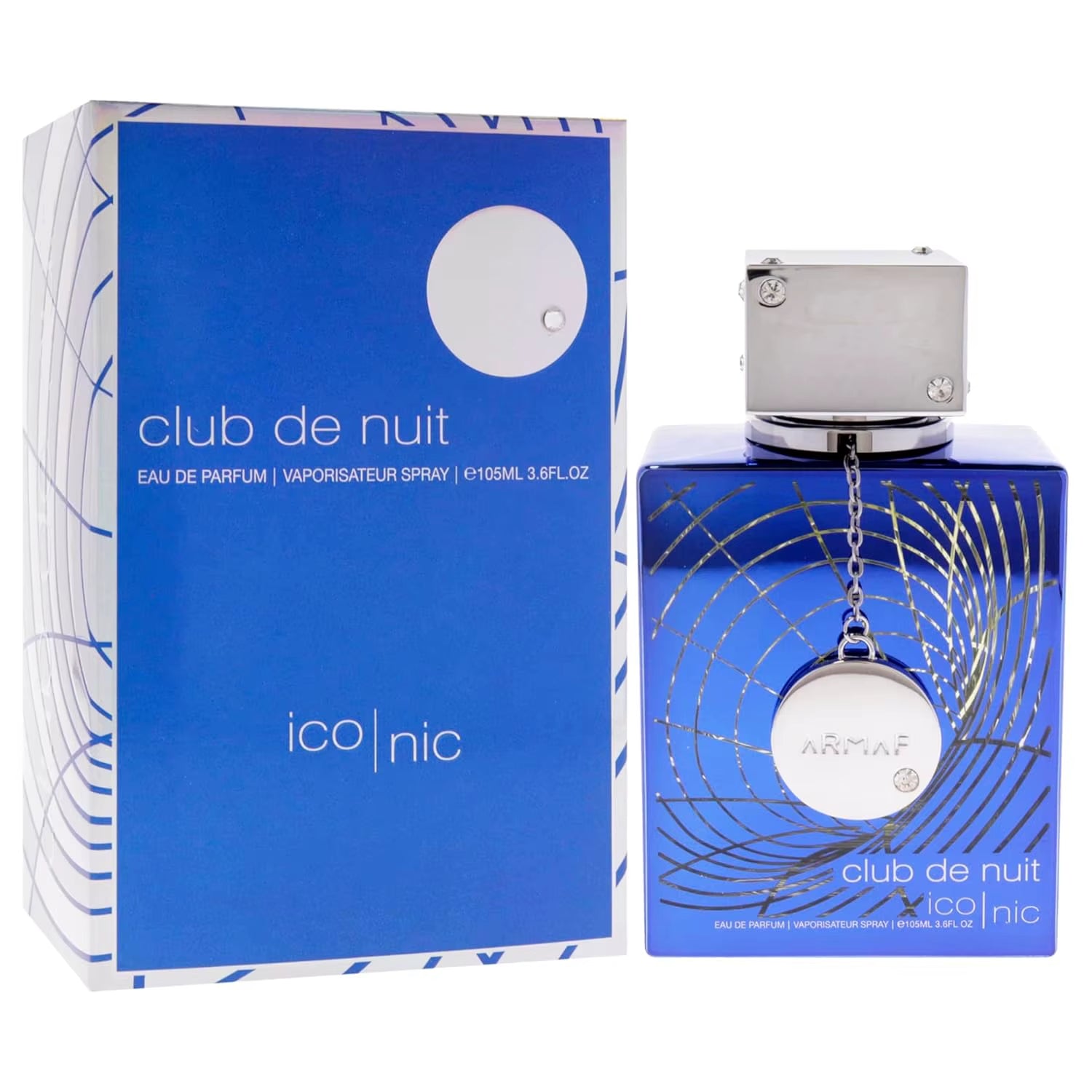Club De Nuit Blue Signature Men'S Eau De Toilette Spray, 3.6Oz Halloween, Christmas Gifts