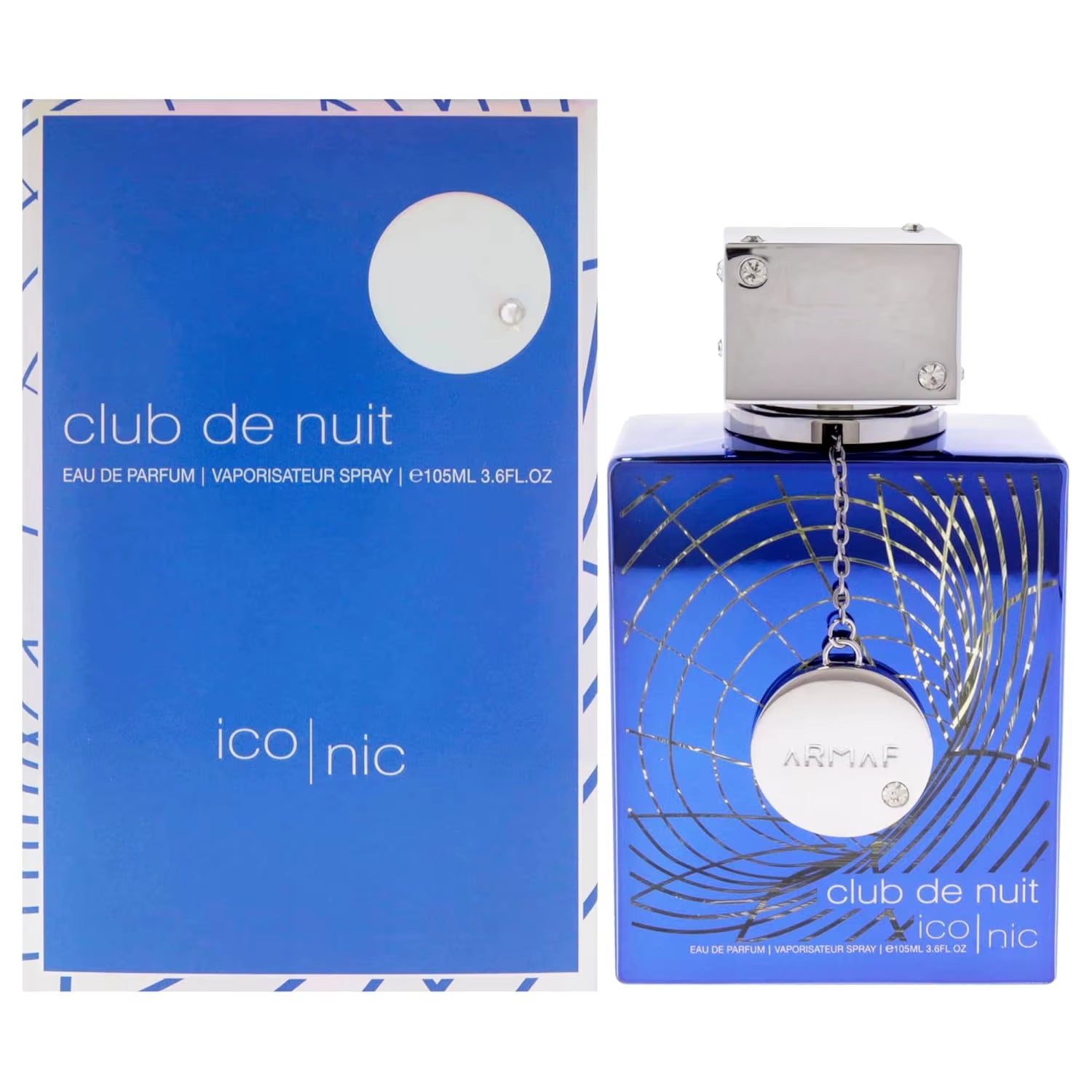 Club De Nuit Blue Signature Men'S Eau De Toilette Spray, 3.6Oz Halloween, Christmas Gifts